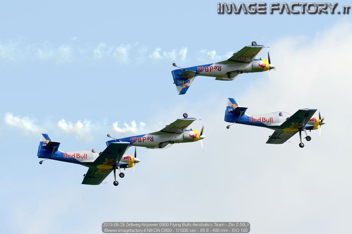 2013-06-29 Zeltweg Airpower 0900 Flying Bulls Aerobatics Team - Zlin Z-50LX
